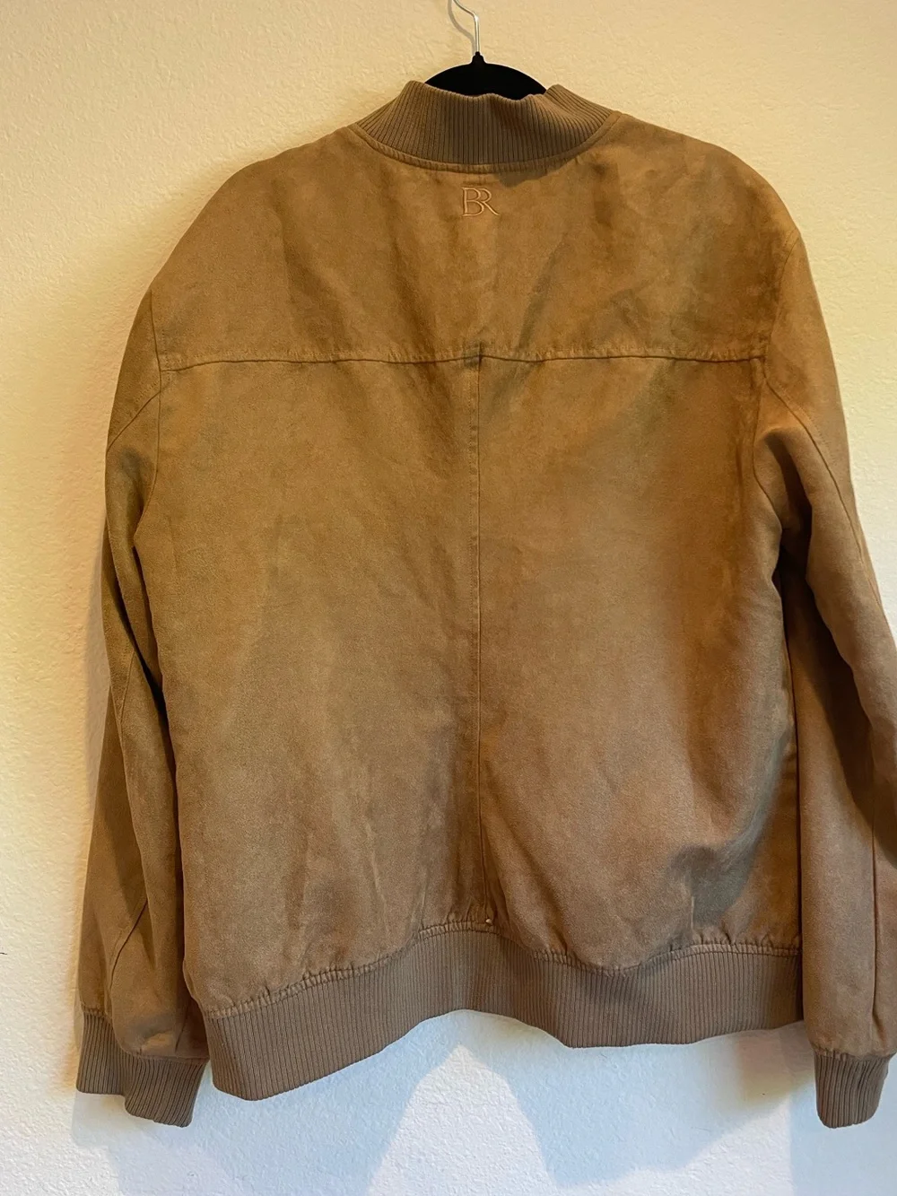 Banana Republic Men’s Vegan Suede Bomber Jacket - size XL